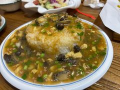 -东来菜馆•手抓海鲜家常菜•海鲜锅贴(鸽子窝店)