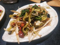 老虎菜-百事晟渔村木火铁锅炖(玉带湾店)