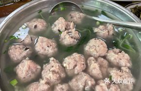 Pork Meatballs with Baby Bok Choy