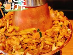 炭火芋儿蛙锅-炉小二铜锅牛蛙•川湘菜(三里屯店)