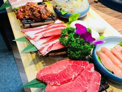 -明洞阿姨·韩式酱蟹烤肉·创意料理(三元桥店)