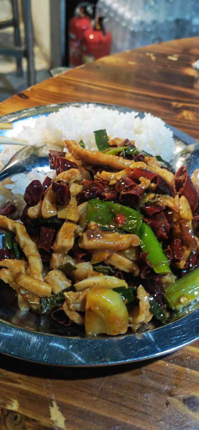 夜夜香特色板筋盖饭-"感觉全是比较红的一个门店了,之前看这网上.