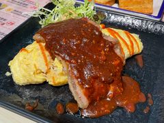 热销黑椒牛扒蛋包饭-阿飛冰室(下沙店)