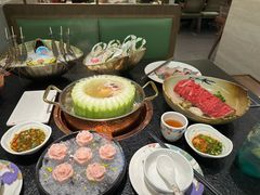 -得意咚瓜·顺德鱼生·冬瓜盅火锅