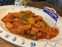鳇鱼炖土豆-胖姐渔村(中源大道店)
