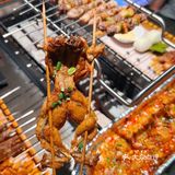吃四川烧烤，必选原始叔叔•四川烧烤！🍢🍢