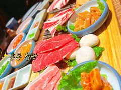 -明洞阿姨·韩式酱蟹烤肉·创意料理(三元桥店)