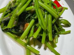 虾酱炒空心菜-肥仔文澳门猪骨煲(南京西路店)