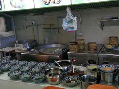 自助调料区-老新隆牛肉锅贴(新街口店)