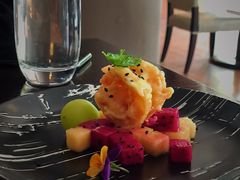 珊汁酱焗芝麻虾球-九里云松·天香餐厅