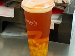 黄桃百香红茶-CoCo都可(长兴店)