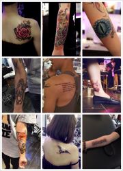 情侣-蜉蝣刺青纹身定制