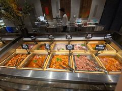 自助取餐区-韩京炭火烤肉自助料理(柯桥万达店)