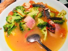 上汤西兰花-绿茶餐厅(布吉万象汇店)