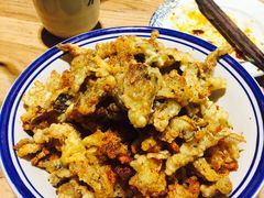 椒盐蘑菇-海富荣·锅贴·陕菜家常菜(阳光城店)