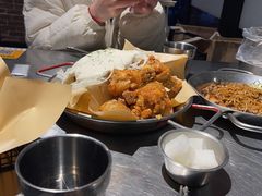 蒜香黄油半鸡-富乐满韩国正宗炸鸡韩国料理(虹泉路店)