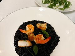 威尼斯海鲜墨鱼汁烩饭-Ponte 意大利餐厅