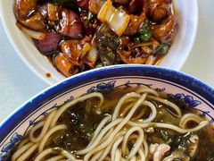 青椒雪菜干丝面-明呈黄鱼面馆(斜土路店)