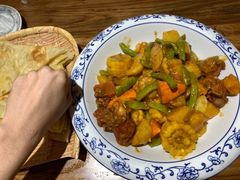 -东来菜馆•手抓海鲜家常菜•海鲜锅贴(鸽子窝店)