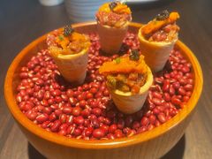 生牛肉塔塔配海胆鱼籽酱-庐灶江南·江南菜·四合院Bistro(东直门雍和宫·原华侨宾馆店)