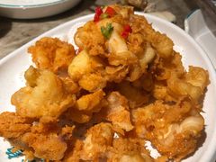 椒盐鱼腩-淘米捞·米汤脆鲩鱼火锅(福田皇岗店)