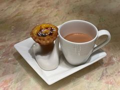 奶茶配蛋挞-8餐厅(新葡京酒店)