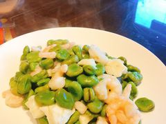 小蚕豆炒虾仁-张大嘴菜馆(庞各庄店)