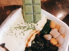 抹茶生乳かき氷-WONDER ICE 萬得冰田(建設路总店)