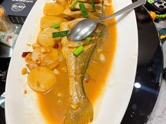 深海大黄鱼烧年糕-501號台州海鲜餐厅(海创园店)