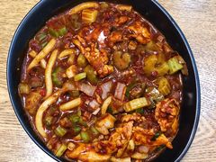 经典鸡肉炒米粉微辣-西粉堂新疆米粉(朝外店)