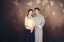 -时光纪亲子全家福照相馆(静安店母女写真父母纪念照)