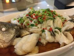 葱油浸海鲈鱼-粤财皇冠假日酒店·彩华轩中餐厅