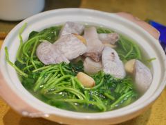 咸肉煲淋西洋菜-大笑饭堂(甲子桥店)