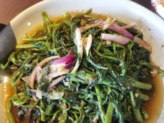 马拉盏炒通菜-大头虾越式风味餐厅(光明广场店)