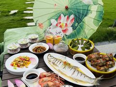 -七的湖·晚芳亭·阳澄湖农家菜·大闸蟹(莲花岛店)