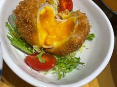 酥炸猪肉裹温泉蛋-胜博殿日式炸猪排(西红门店)