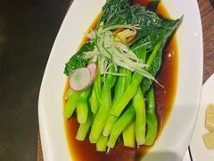 白灼菜心-宋庄魁元艺术餐厅