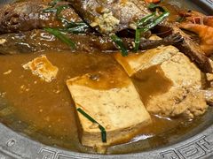 -东来菜馆•手抓海鲜家常菜•海鲜锅贴(鸽子窝店)