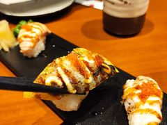 文火烤寿司拼盘-気楽亭和食料理(气乐亭大世界本店)