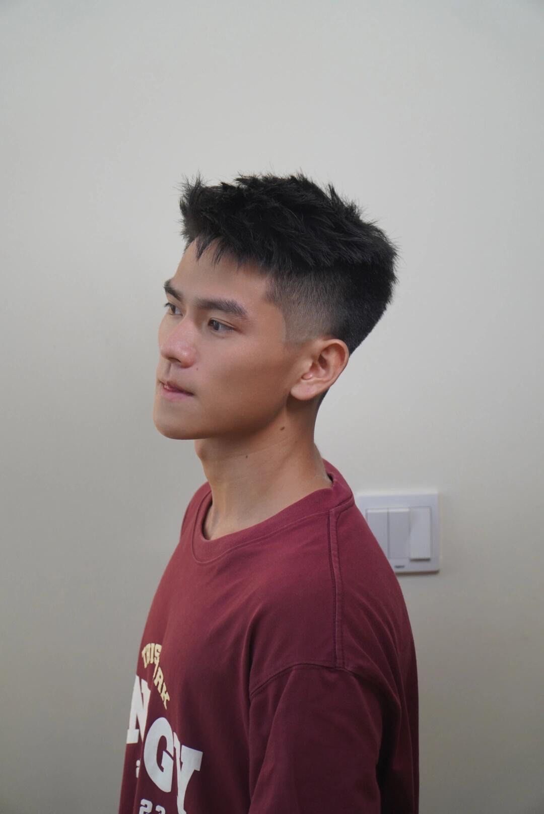 前额分界棒,发型新宠