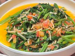 酸笋炒空心菜-浩海火燒雲傣家菜(芮欧百货店)