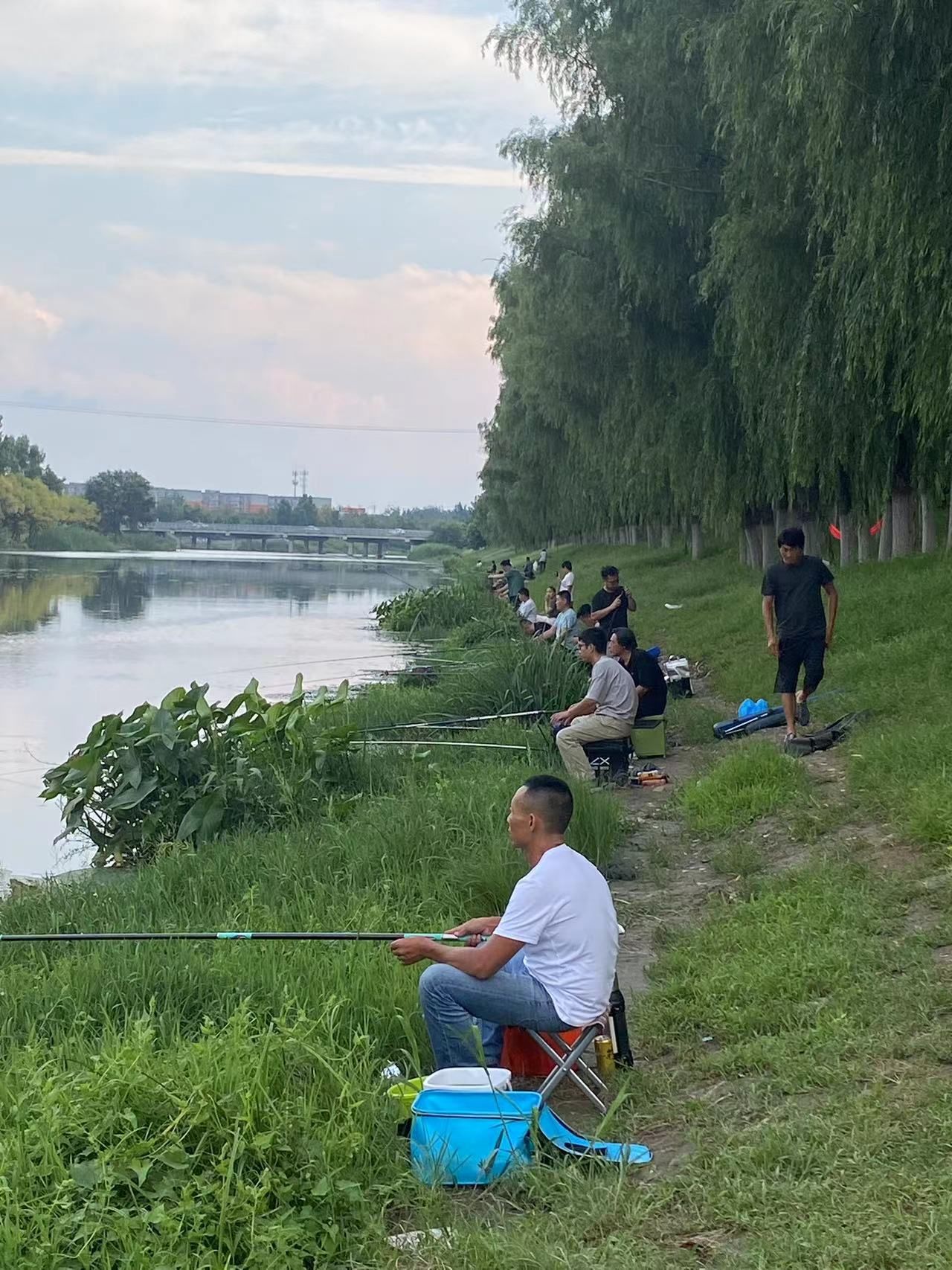 哇
这个地方真钓鱼佬的天堂
好多人都在这里钓鱼
有人下午还钓