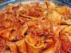 涮牛肚豆皮-老白家怡贵园烤肉