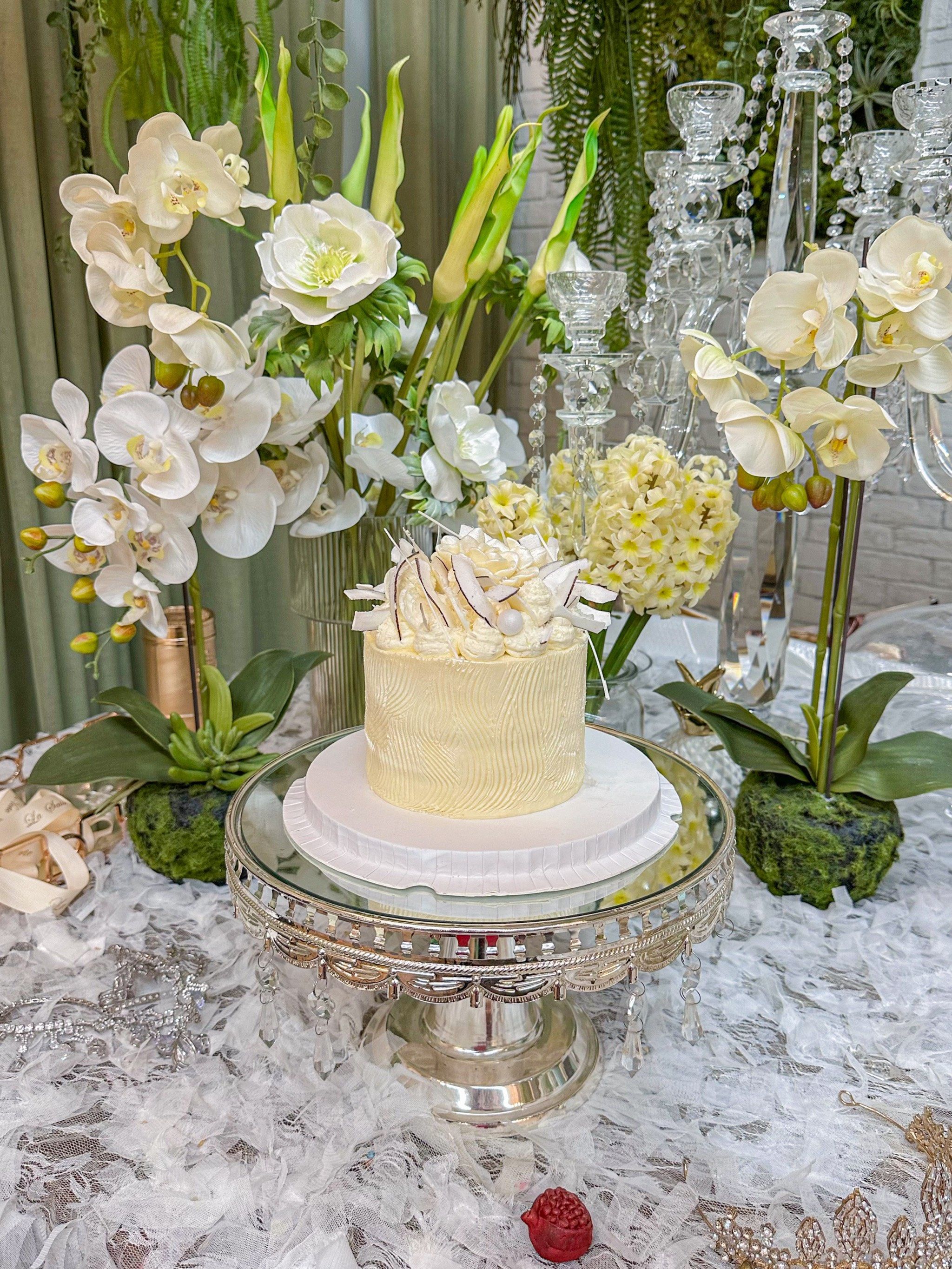 n姐妹👭过生日🎂让我大开眼界,庆生[礼花]的绿季蛋糕得到了在座