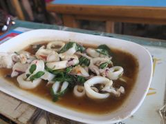 紫苏叶炒鱿鱼-Doo Dee Thai Food(Issan/Isaan/Esan)