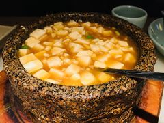 石锅鸡汤豆腐-绿茶餐厅(西单老佛爷店)