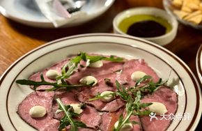 Thinly Sliced M6 Wagyu Sirloin with Tuna Sauce