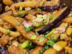 鱼香茄子煲-化州大众美食城(宝安老牌店)