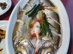 清蒸白水鱼-长廊饭店(锦溪古镇店)