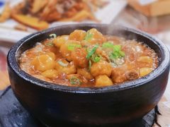 砂锅排骨小土豆-渔人家宴